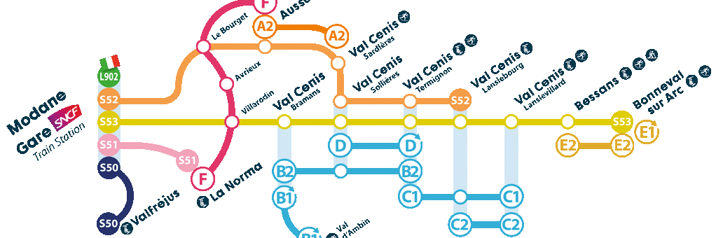 Plan réseau bus